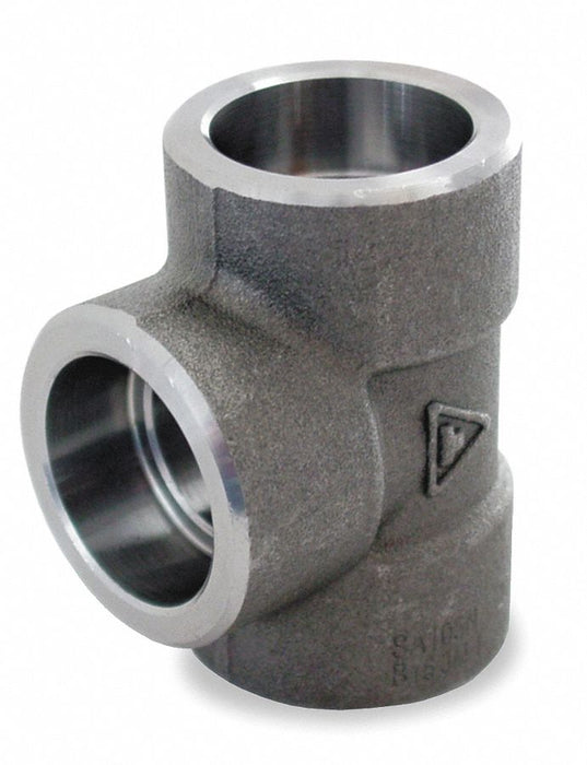Tee Forged Steel 1 in Pipe Size Socket