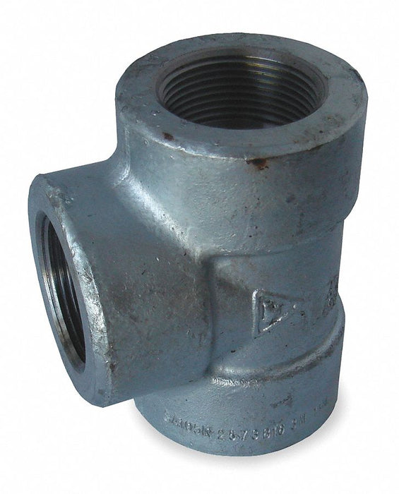 Tee Forged Steel 2 in NPT Class 3000