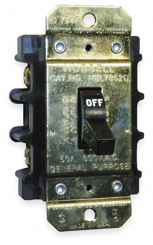 ManualMotorSwtch NoEnclosure ToggleSwtch