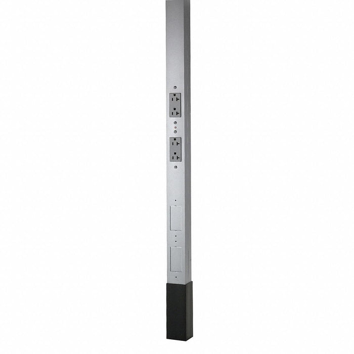 Service Pole Silver 12 ft 2 L 2.13 W