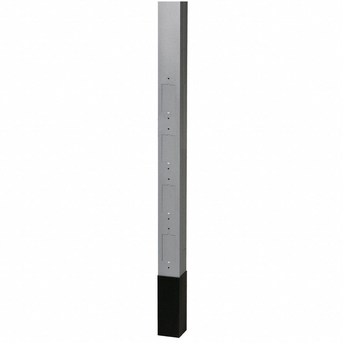 Service Pole Gray 15 ft 2 L 2.13 W