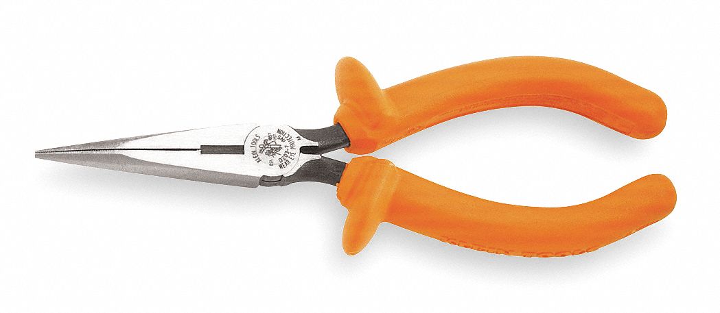 Needle Nose Plier 6-7/8 L Serrated