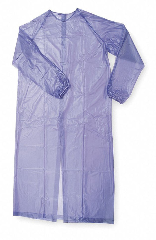 M9160 Disposable Sleeve Apron L Blue PVC