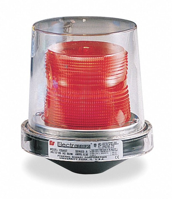 Hazardous Warning Light Strobe Red 120V