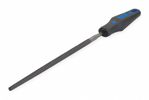 Round File Machinists 8 In L Ergo Handle