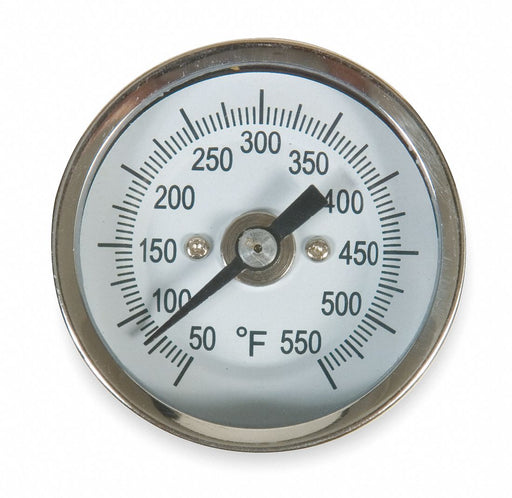 Bimetal Thermom 2 In Dial 50 to 550F
