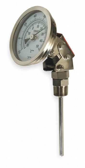 Bimetal Thermom 3 In Dial -20 to 120F