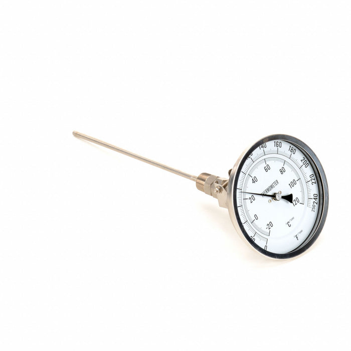 Bimetal Thermom 5 In Dial 0 to 250F