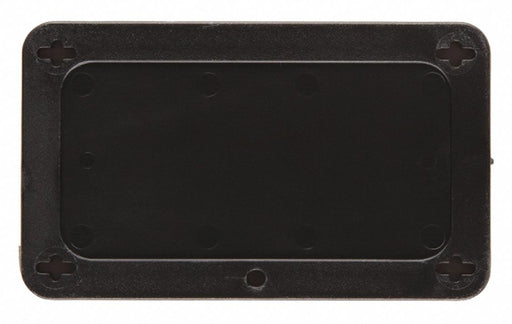 Blank Tag Plstc 2 1/5in H 3 5/7in W Blck