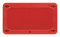 Blank Tag Plastc 2 1/5in H 3 5/7in W Red