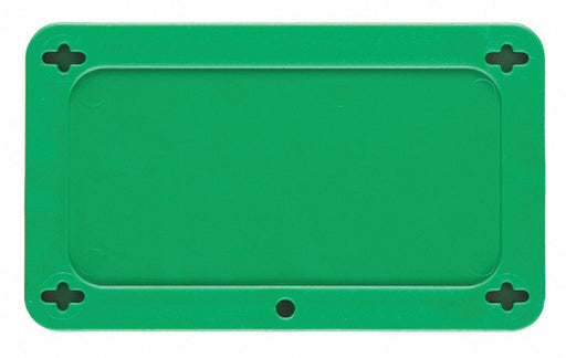Blank Tag Plastc 2 1/5in H 3 5/7in W Grn