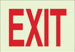 Exit Sign 7 x10 R/WHT Exit ENG Text