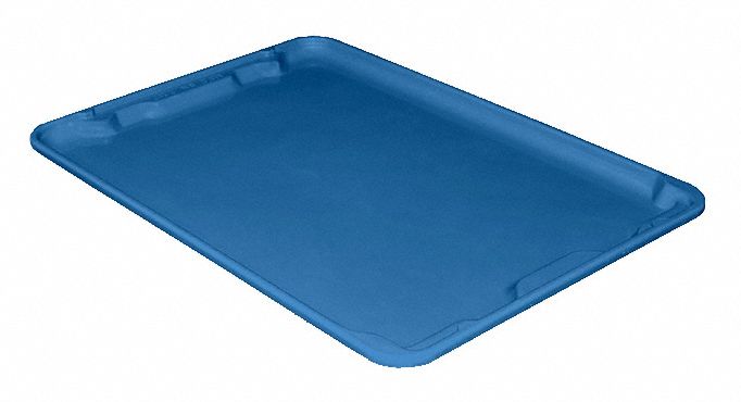 D5624 Lid 18 in W Fiberglass Blue