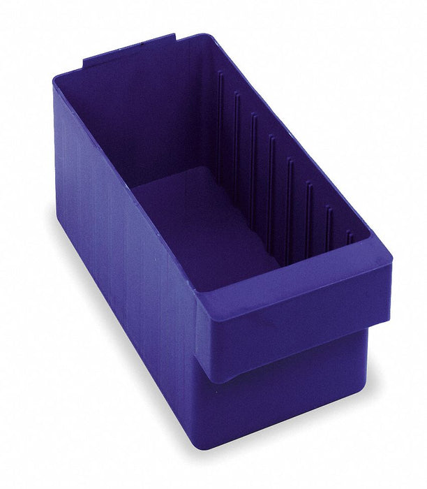 F1577 Drawer Bin Blue Polystyrene 4 5/8 in