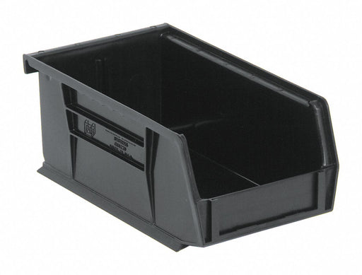Hang and Stack Bin Black PP 3 in
