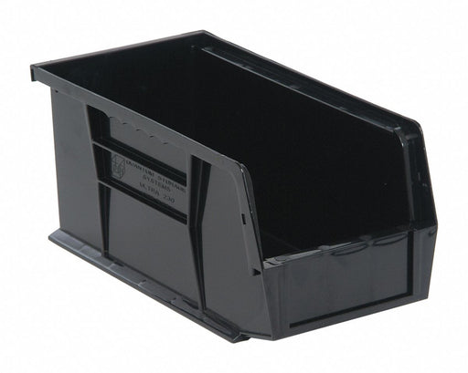 Hang and Stack Bin Black PP 5 in
