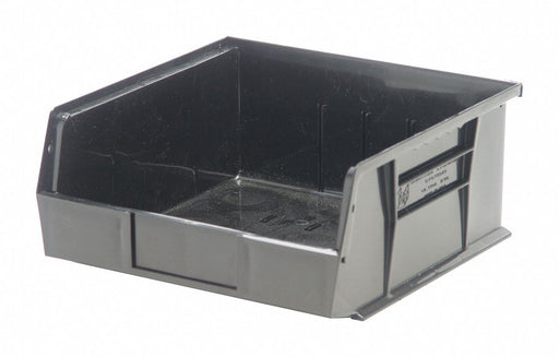 Hang and Stack Bin Black PP 5 in
