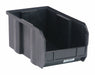 Hang and Stack Bin Black PP 7 in
