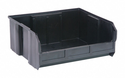Hang and Stack Bin Black PP 7 in