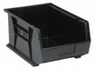 Hang and Stack Bin Black PP 8 in