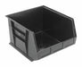 Hang and Stack Bin Black PP 11 in