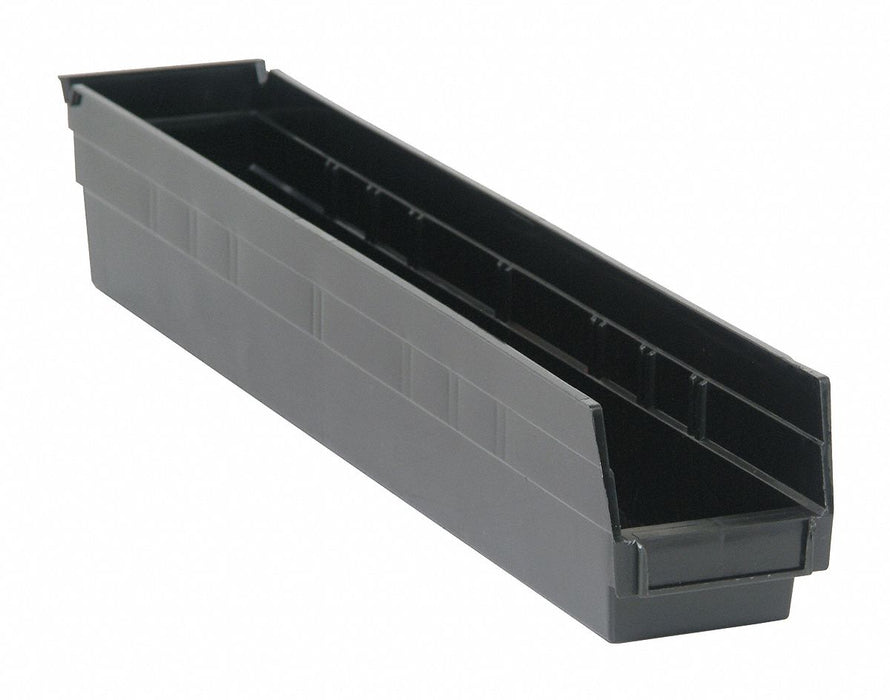 ShelfBin 23.625inL 4.125inW Plastic