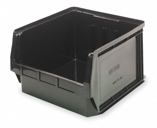 Shelf Bin Black Polypropylene 11 7/8 in