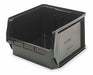 Shelf Bin Black Polypropylene 11 7/8 in