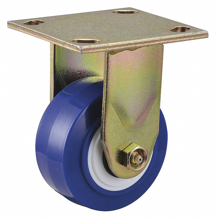Plate Caster Rigid Polyurethane 5 5/8 H