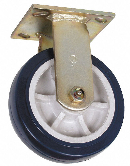 Plate Caster Rigid Polyurethane 7 1/2 H