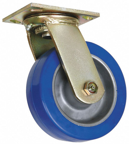 Plate Caster Swivel Polyurethane 5 5/8 H