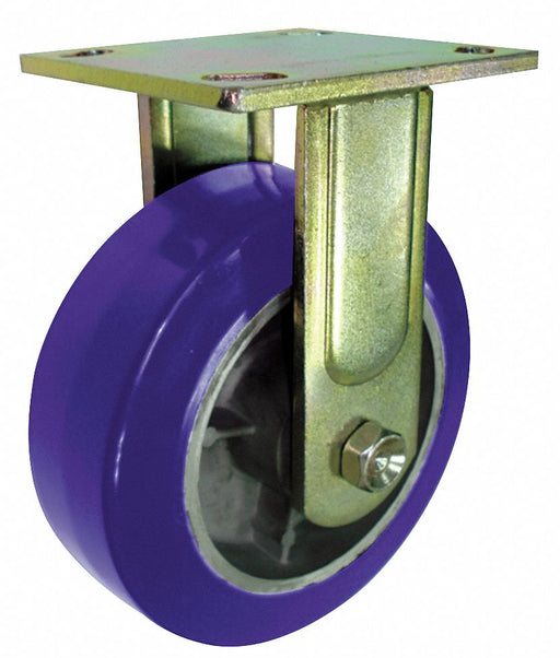Plate Caster Rigid Polyurethane 5 5/8 H