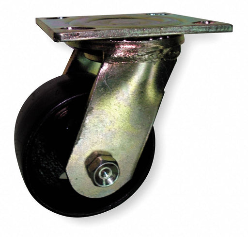 Plate Caster Swivel Steel 5 5/8 H
