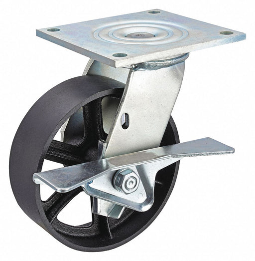 Plate Caster Swivel Iron 7 1/2 H