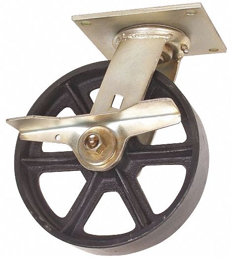 Plate Caster Swivel Iron 6 1/2 H