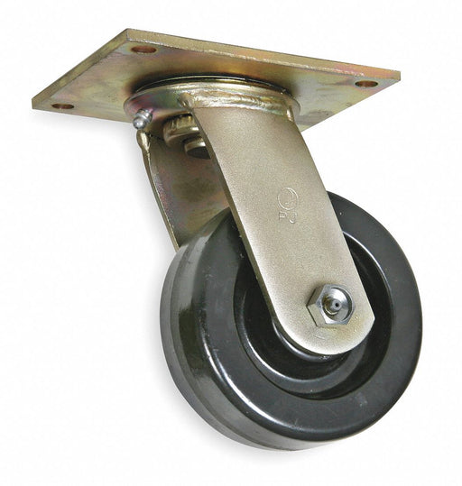 Plate Caster Swivel Phenolic 6 1/2 H