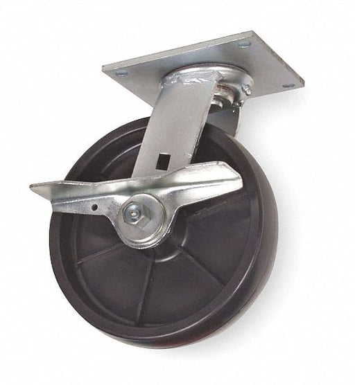 Plate Caster Swivel Polyolefin 9 1/2 H