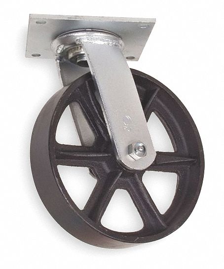 Plate Caster Swivel Iron 9 1/2 H