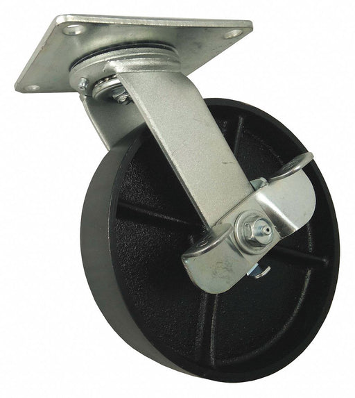 Plate Caster Swivel Iron 9 1/2 H