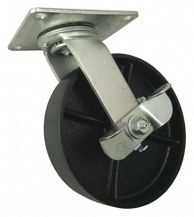Plate Caster Swivel Iron 9 1/2 H