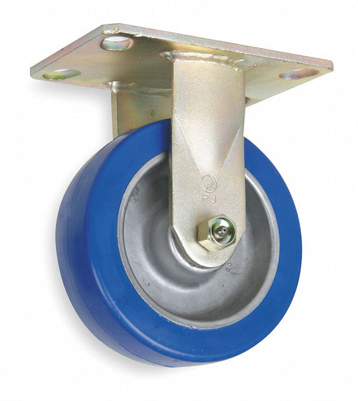 Plate Caster Rigid Polyurethane 6 1/2 H