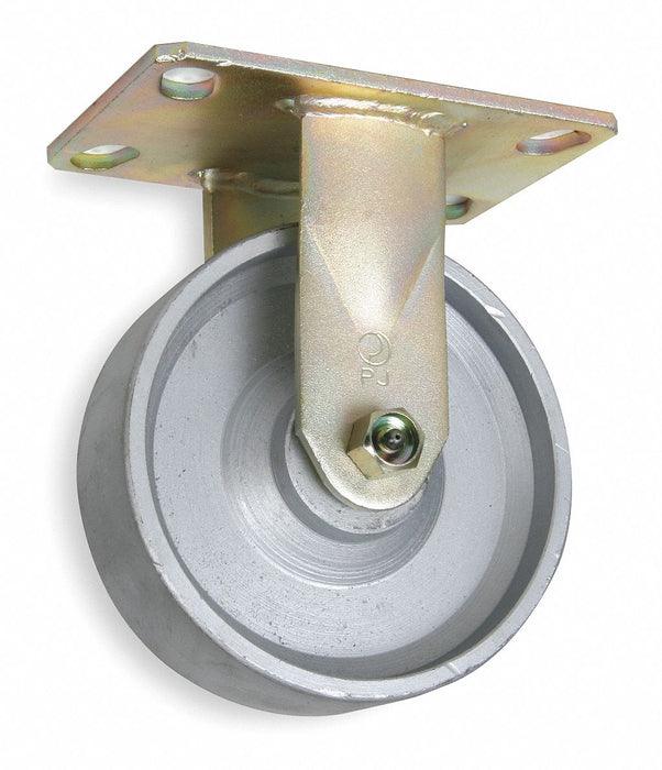 Plate Caster Rigid Iron 7 1/2 H