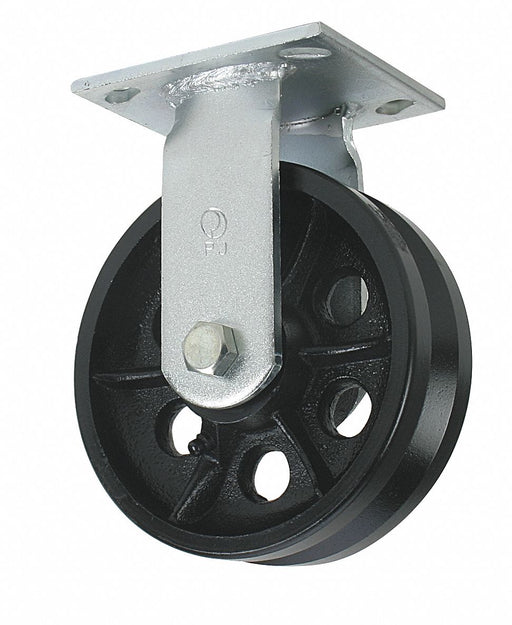 Plate Caster Rigid Iron 6 1/2 H