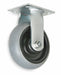 Plate Caster Rigid Rubber 9 1/2 H