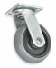 Plate Caster Swivel Rubber 9 1/2 H
