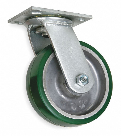Plate Caster Swivel Polyurethane 5 5/8 H