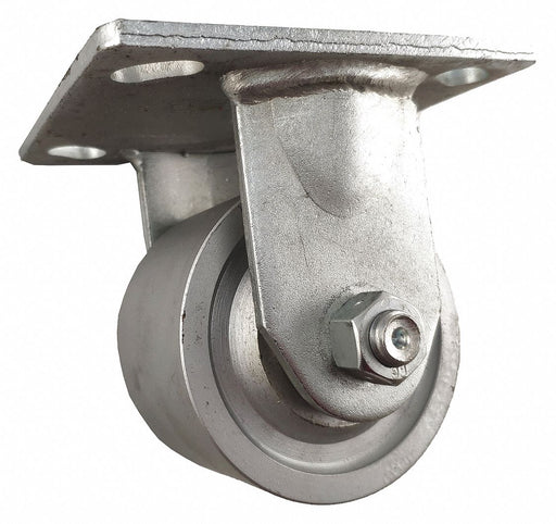 Plate Caster Rigid Iron 4 1/4 H