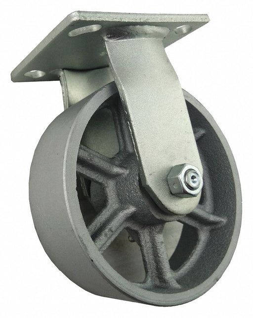 Plate Caster Rigid Iron 7 1/4 H
