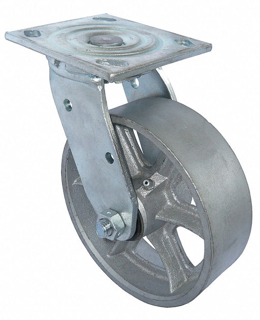 Plate Caster Swivel Iron 9 1/2 H