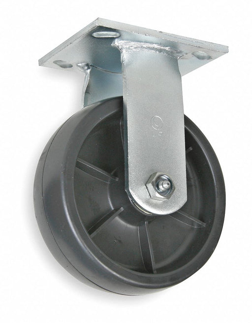 Plate Caster Rigid Nylon 7 1/4 H